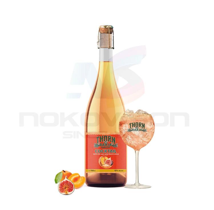 Apricot Rakia безалкохолна газирана напитка Thorn Rakia Apricot Cocktail 700