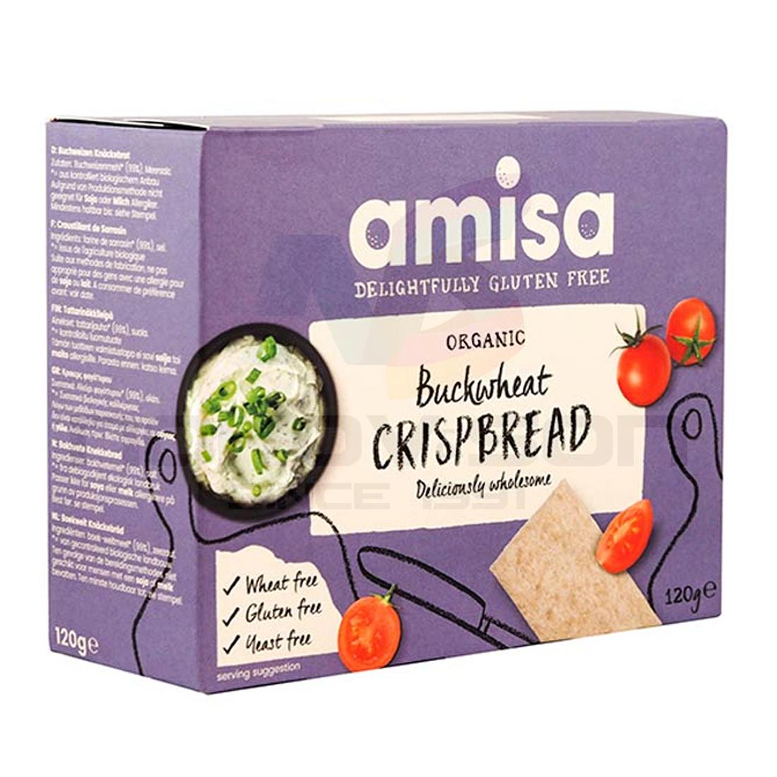 крекери Amisa Organic Buckwheat Crispbread онлайн магазин за алкохол