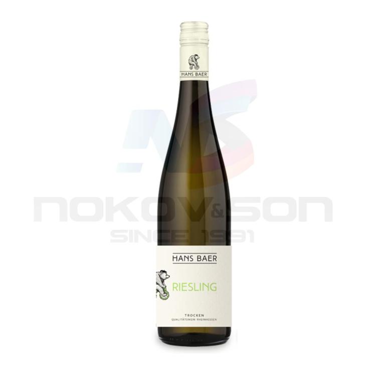 вино Hans Baer Riesling Troken - онлайн магазин за алкохол Ноков и Син