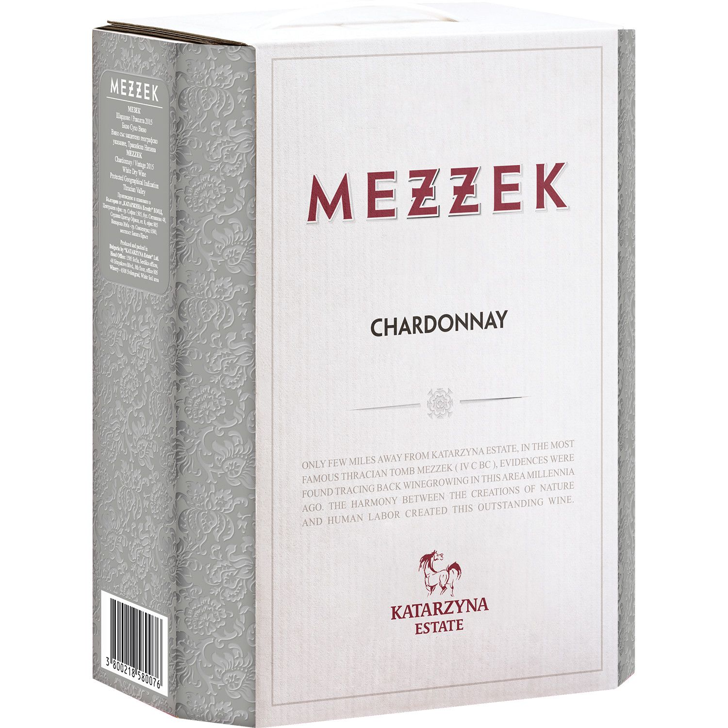 вино Мезек 3л Шардоне - онлайн магазин за алкохол Ноков и Син