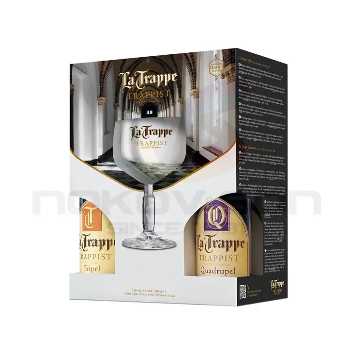 бира La Trappe With Glass 4 x 330 cl 4 x 330 ml