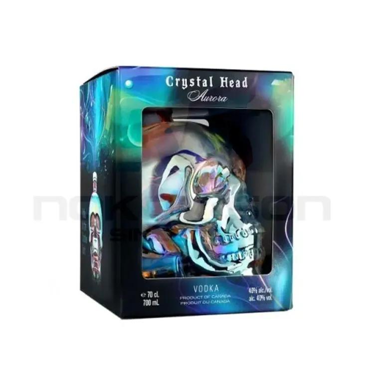 водка Crystal Head Aurora Gift Box With 0.05ml Cristal Head 700 ml