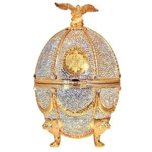 водка Imperial Collection Faberge Diamond in Wooden Box m1