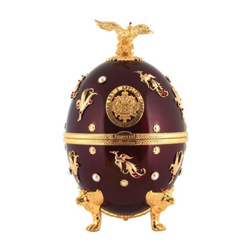 ВОДКА Imperial Collection Faberge Dark Red with Birds