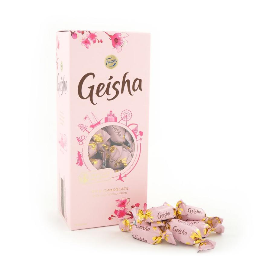бонбони Geisha milk chocolate Traveler Exclusive 420гр - онлайн магазин ...