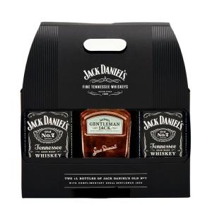 уиски Jack Daniel's 2x1L Jack Daniel's + Gentlemen Jack 200ml Gift Box m1