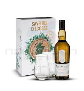 уиски Lagavulin Single Malt Gift Box With 2 Cups