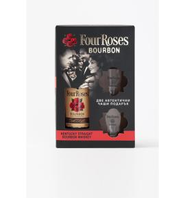 FOUR ROSES 2 GLASS