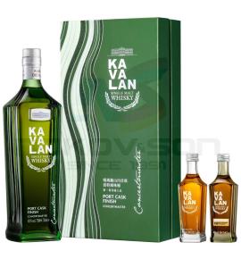 уиски Kavalan Concertmaster Port Cask Gift Box x 2 x 0.05ml