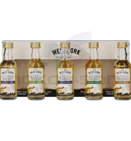 уиски West Cork Port Cask & Calvados & Sherry Cask & Virgin OAK & Rum Cask Gift Box