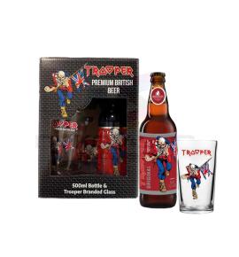 бира Trooper Premium British Gift Box With Cup