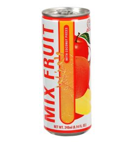 плодова напитка Dellos Mix Fruit With Coconut Pieces