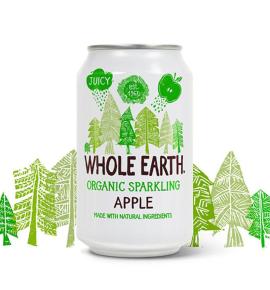био газирана напитка Whole Earth Organic Sparkling Apple