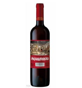 Вино Механджийско 750мл Червено
