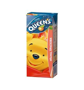 детски натурален сок Queen's Disney Ябълка & Праскова
