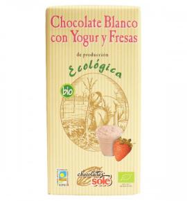 бял шоколад Chocolates Sole Chocolate Blanco con Yogur y Fresas