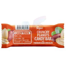 био бар Candy Town Crunchy Peanuts with Premium Dark Chocolate