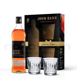 уиски John Barr Reserve Blend Gift Box With 2 Cups