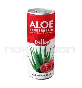 негазирана безалкохолна напитка Dellos Pomegranate Aloe