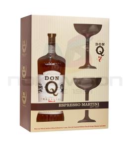 ром Don Q Reserva 7YO Gift Box With Espresso Martini Glass
