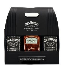 уиски Jack Daniel's 2x1L Jack Daniel's + Gentlemen Jack 200ml Gift Box