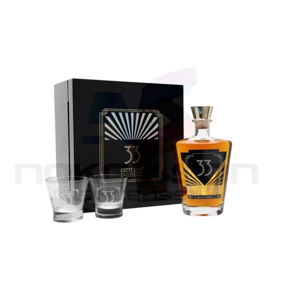уиски Cutty Sark Blended Scotch Whisky Gift Box With 2 Cups