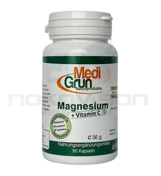 био хранителна добавка Medigruen Magnesium + Vitamin C,90 капсули