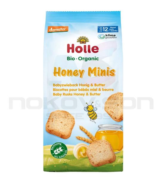 био сухари Holle Organic Baby Rusks Honey & Butter Minis