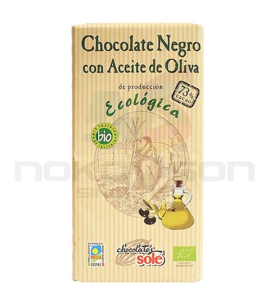 био шоколад Chocolates Sole Chocolate Negro con Aceite de Oliva