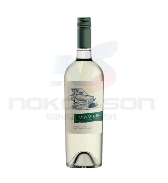 бяло вино Via Vinera Chardonnay & Sauvignon Blanc 750 ml