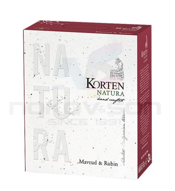 червено вино Korten Mavrud & Rubin Natura