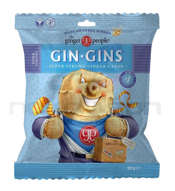 бонбони The Ginger People Gin Gins Super Strong Ginger Candy