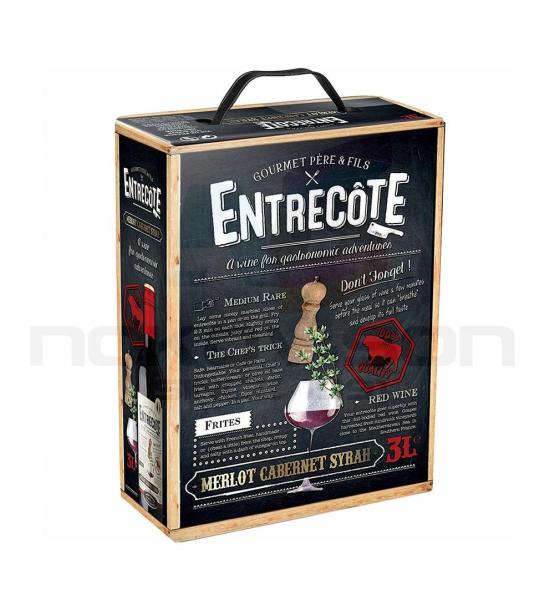 червено вино Entrecote Merlot & Cabernet Syrah