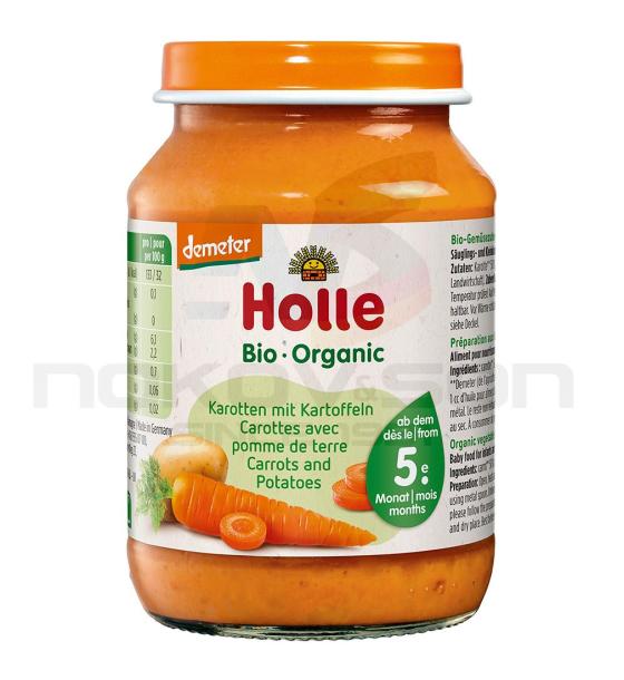 био зеленчуково пюре Holle Organic Carrots and Potatoes