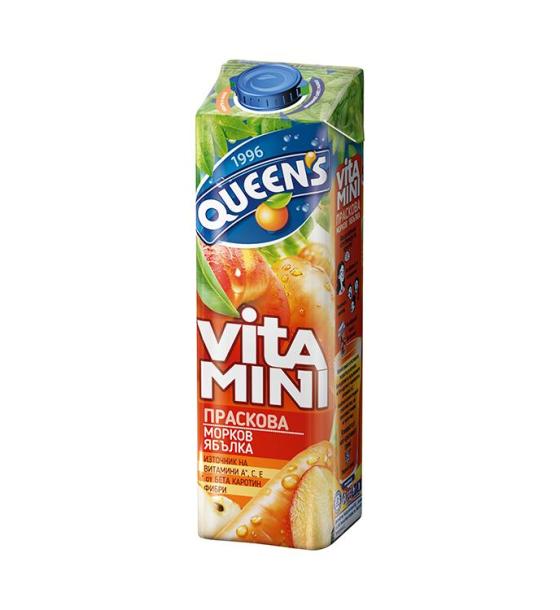 натурален сок Queen's Vitamini Праскова & Морков