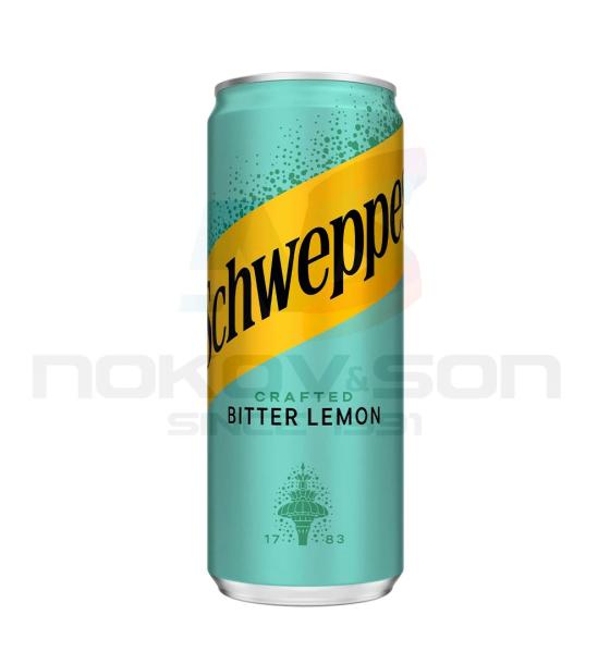 газирана безалкохолна напитка Schweppes Bitter Lemon 330 ml