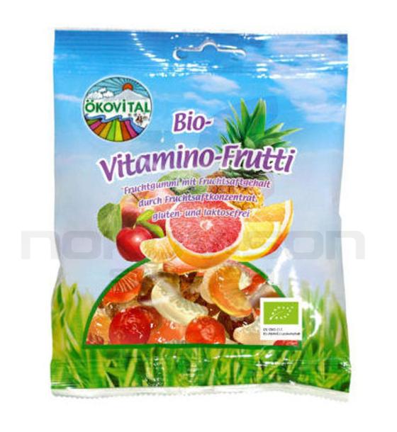 желирани бонбони Okovital Bio - Vitamino - Frutti