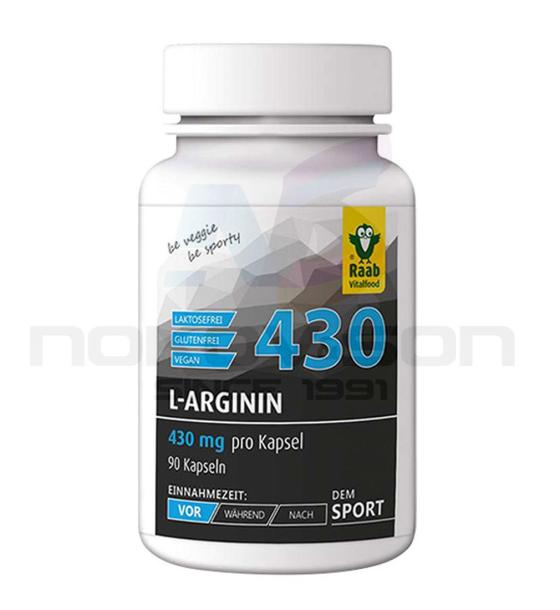 био хранителна добавка Raab L-Arginin 90 капсули 430 мг