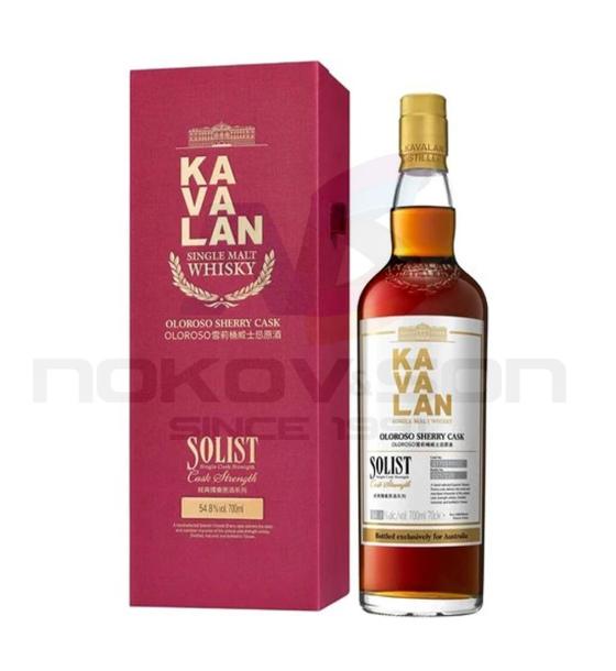 уиски Kavalan Solist Cask Strength Oloroso Sherry Cask 54.8% 700 ml