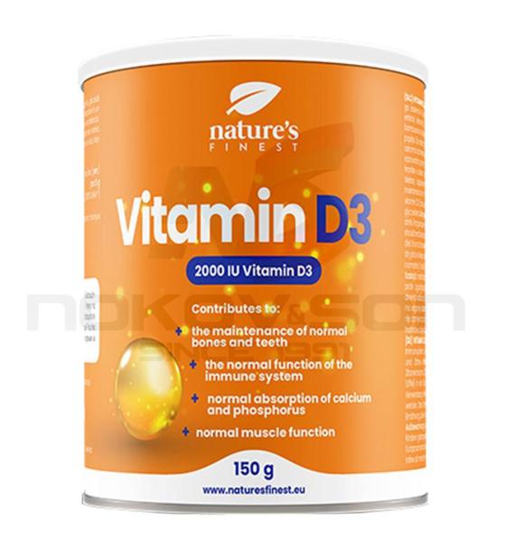био хранителна добавка Nature's Finest Витамин D3 2000IU