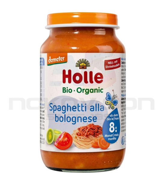 био пюре Holle Organic Spaghetti alla Bolognese