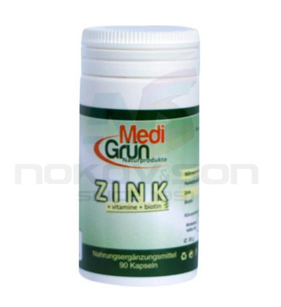 био хранителна добавка Medigruen Zink+Vitamine+ Biotin 90 капсули