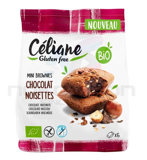 био брауни Celiane Mini Brownies Chocolat Noisettes