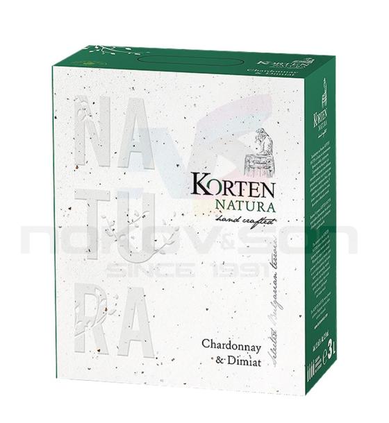 бяло вино Korten Chardonnay & Dimiat Natura