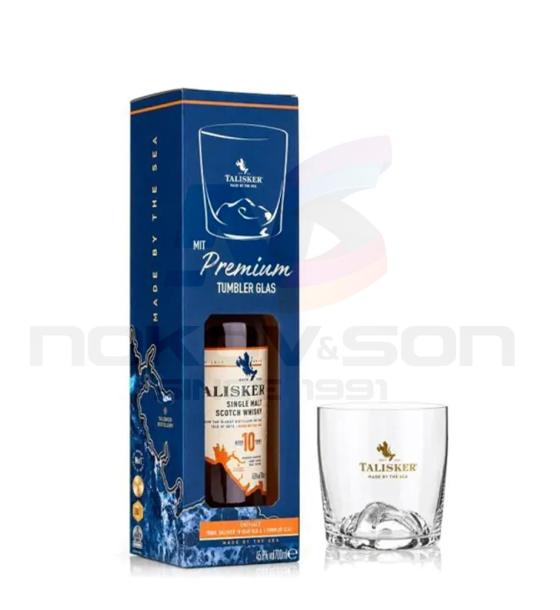 уиски Talisker 10YO Gift Box With Tumbler Glas 700 ml