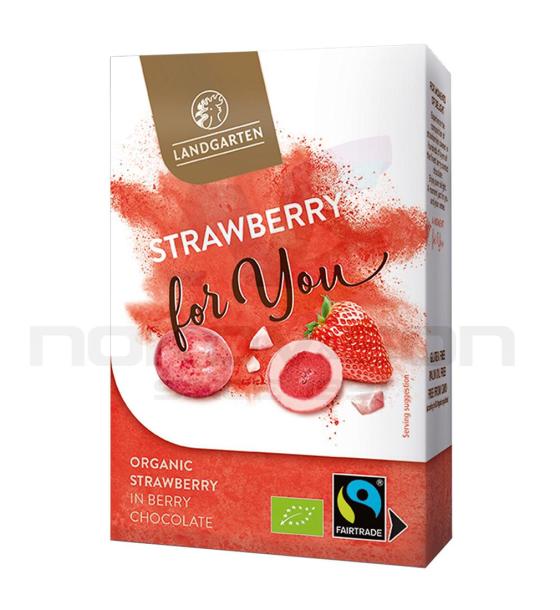 десерт Landgarten Organic Strawberry in Berry Chocolate
