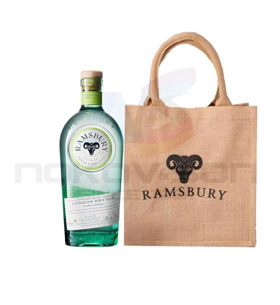 джин Ramsbury Premium London Dry Gift Box With Jute Bag