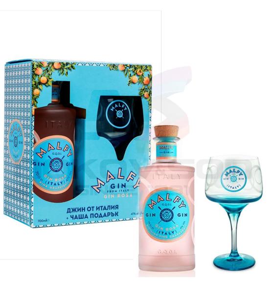 джин Malfy Gin Rosa Gift Box With Cup