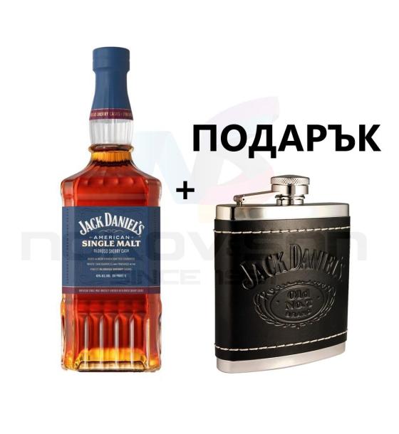 уиски Jack Daniel's American Single Malt Oloroso Sherry Cask Gift Box With Flask