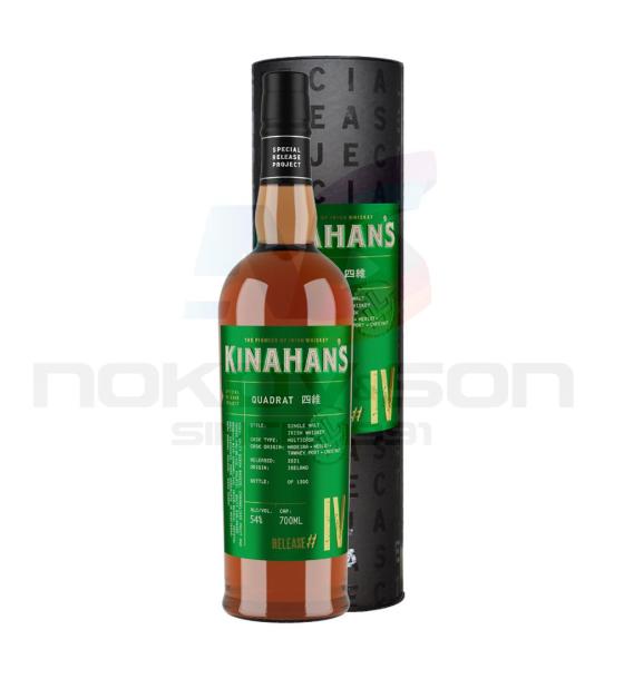 уиски Kinahans Single Malt Irish Whiskey Quadrat Release 4
